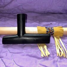New Large Black Pipestone / Steatite Ceremonial Prayer  Peace Pipe - Signed picture