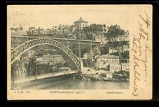 Vintage Postcard UDB Porto Ponte Dom Luiz Bridge Sao Paulo Brazil Cancel picture