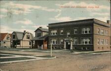 1911 Gary,IN Seventh and Delaware Lake County Indiana CCCC Antique Postcard picture