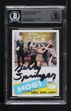 1900 Entertainment Authenticated Trading Custom Cards Jerry Springer Auto 3c7 picture
