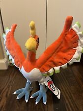New Ho-Oh Official Pokémon Center Posable Plush 10” Inch Tall picture