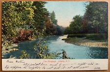Postcard Liberty NY - c1900s The Mongaup Trout Fishing picture