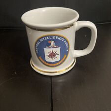 Vintage Rare CIA Ceramic Mug W/ Gold Trim, Central Intelligence Agency picture