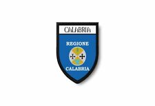 PATCH PATCHES EMBLEM IRON ON GLUE PRINT FLAG world crest italy calabria picture