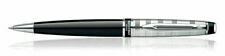 Waterman Expert Deluxe Black/Blue/White, Ballpoint Pen with Medium Blue refill picture