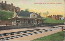 1908 Postcard Depot Somerville, Massachusetts MA Winter Hill Station B4643.3.5 picture