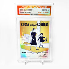 CROSS ONLY AT CORNERS Holographic Card 2023 GleeBeeCo #CWF8-L LIMITED to /49 picture