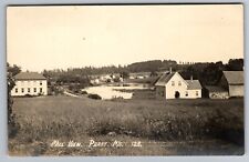 C.1920 RPPC PERRY, ME MAINE, MILL VIEW, HOUSES PHOTO Postcard P38 picture