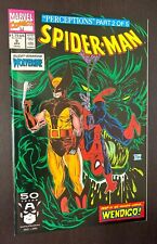 SPIDER-MAN #9 (Marvel Comics 1991) -- Todd McFarlane Wolverine -- NM- picture