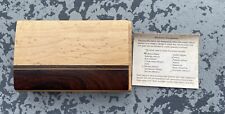 Mikutowski Woodworking Possibility Keepsake Box Birdseye Maple Made in the USA picture
