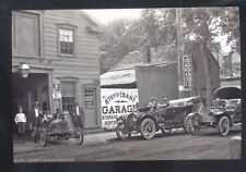 REAL PHOTO KINGSTON NEW YORK NY STUDEBAKER GARAGE OLD CARS POSTCARD COPY picture