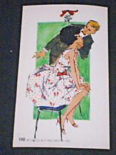 Vintage 1962 Barbie & Ken Jumbo Trading Card #190 Dynamic Toy Inc picture