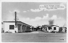 Blue Bonnet Court Motel US 101 Santa Rosa California 1940s postcard picture