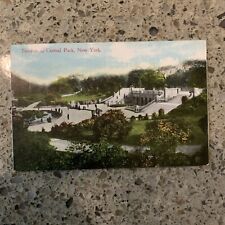 New York City NY Terraces In Central Park Vintage Postcard picture