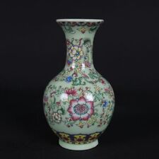 old 5.7 'Chinese Antique Mei Ziqing Enamel Colored Small Vase picture