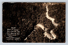 c1931 Aerial View Big S Curve Laurel Mt US 50 Grafton West Virginia WV Postcard picture