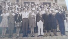 Vintage Sepia Photo Large Illinois Middle School Class 9x7 picture
