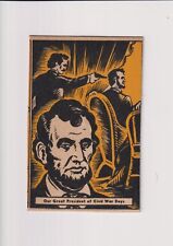 1937 D146 Donut Corporation of America President Abe Lincoln Thrilling Moments picture