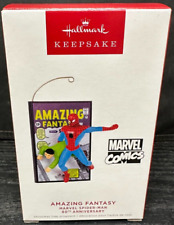 Hallmark Spiderman Ornament 2022 Amazing Fantasy Marvel 60th Anniv NEW NIB picture