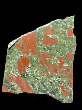 💚 UNAKITE SLAB 💚 7OZ UNPOLISHED Epidote Lapidary Rough Rock Mineral Raw Slice picture