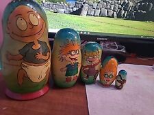Vintage Russian Nesting Dolls Nickelodeon Rugrats Show picture