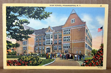 Postcard High School Poughkeepsie New York picture