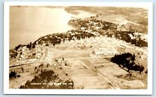 Postcard Quoddy Village from the Air, ME Maine RPPC A143 picture