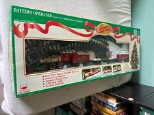 SANTALAND Logger Bears Express Christmas Train Set-Vintage picture