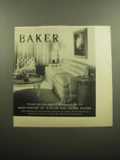 1958 Baker Furniture Ad - Sofa and Chair picture