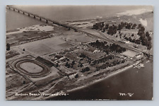 Postcard RPPC Jantzen Beach Portland OR Columbia River Stadium Amusement Park picture