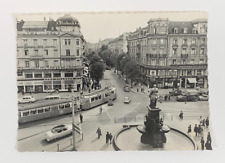 RPPC Bahnhofplatz with Linth Escher fountain Zurich Switzerland Postcard picture