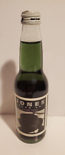 VINTAGE 1990'S JONES SODA GLASS BOTTLE FULL LABEL GRAPE FLAVOR  12 OUNCES SEALED picture