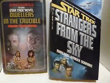 Two Vintage Star Trek Novels Dwellers In The Crucible and Strangers From The Sky picture