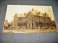 Rockford Hotel RPPC 1909 Rockford OH Postcard Ohio picture