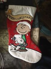 Peanuts Snoopy Kurt Adler Christmas Stocking picture