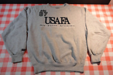NWOT JANSPORT GRAY USAFA US AIR FORCE ACADEMY AOG 67 CREWNECK SWEATSHIRT SMALL picture