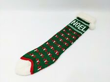 Vintage Christmas Knit Stocking NOEL New W/Tags picture