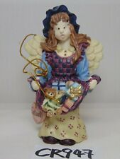 POPULAR IMPORTS RESIN ANGEL LADY WOMAN FIGURE GET WELL HOLDING GIFTS WINGED picture