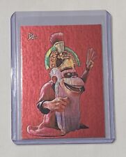 Cranky Kong Platinum Plated Artist Signed Super Mario Bros. Trading Card 1/1 picture