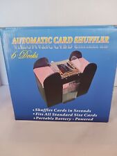 Playing Card Shuffler Automatic Battery Operated 6 Deck Casino Dealer Travel  picture