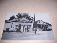 1930s ESSO GAS STATION & ARROWHEAD STORE, BYRON NY. VTG REPRO POSTCARD picture