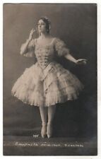 1900s Elena SMIRNOVA Russian BALLET DANCER Tsarist PHOTO RPPC Postcard Old picture