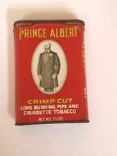 Vintage Tin Prince Albert In The Can Crimp Cut Pipe Cigarette Tobacco picture