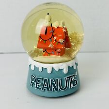 Peanuts Snoopy Christmas Snow Globe Music Box picture