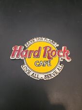 Vintage Hard Rock Cafe Fridge Magnet Save the Planet Love All Serve All picture