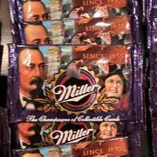1995 MILLER GENUINE TRADING CARD PACK SPORTS TIME 1 PACK FROM FACTORY SEAL BOX picture