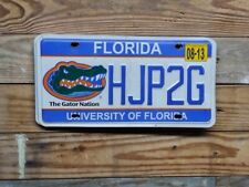 Florida Gators Expired 2013  License Plate ~ HJP2G ~ Embossed picture