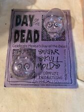 Day of the Dead Medium Flat Back Sugar Skull Chocolate Candy Mold new picture