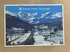 Postcard Colorado CO Estes Park Winter Snow Scenic View Vintage PC picture