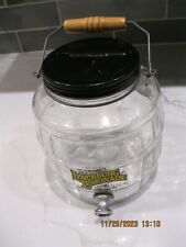VERY RARE Vintage Jack Daniels Lynchburg Lemonade Serving  Dispenser GLASS picture